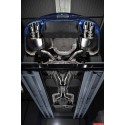 BMW M5 (F10) Milltek Sport Cat-Back 4x 90 chrome GT utblås med aktiva avgasventiler