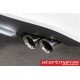 Audi S5 3,0TFSi Sportback B8.5 Milltek Sport Cat-Back 4x 100 chrome GT utblås med aktiva avgasventiler