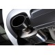 Audi S5 3,0TFSi Sportback B8 Milltek Sport Cat-Back 2x 150x95 svarta ovala utblås med aktiva avgasventiler