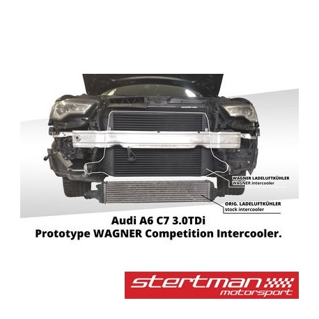 Audi A7 3,0TDi (singel turbo) C7 Wagner Tuning "Competition" Intercooler kit