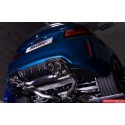BMW M2 F87 Milltek Sport Cat-Back 4x GT90 Titan utblås med aktiva avgasventiler