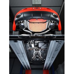 Audi RS4 4,2 V8 B8 Milltek Sport Cat-Back med aktiva avgasventiler - Non-Resonated (mindre-dämpad)