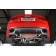 Audi RS5 4,2 V8 B8 Milltek Sport Cat-Back med aktiva avgasventiler - Non-Resonated (mindre-dämpad)