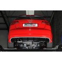 Audi RS3 2,5TFSi 8P Milltek Sport 3" Cat-Back 2x 90 Svarta GT utblås med avgasventiler - Non-Resonated (mindre-dämpad)
