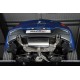 BMW M135i Milltek Sport Bakre dämpare 2x 90 chrome GT utblås - Resonated (dämpad) utan avgasventiler