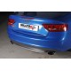 Audi S5 3,0TFSi Coupé / Cab B8 Milltek Sport Cat-Back 2x 150x95 chrome ovala utblås - Non-Resonated (mindre-dämpad)