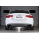 Audi S5 3,0TFSi Sportback B8 Milltek Sport Cat-Back 2x 150x95 svarta ovala utblås - Resonated (dämpad)