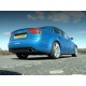 Audi RS4 4,2 V8 B7 Milltek Sport Cat-Back 2x chrome ovala utblås (utan avgasstyrning) - Non-Resonated (mindre-dämpad)