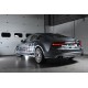 Audi S7 4,0TFSi V8 C7 Milltek Sport Cat-Back 4x 100 svarta GT utblås med aktiva avgasventiler - Non-Resonated (mindre-dämpad)
