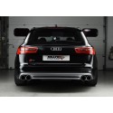 Audi S6 4,0TFSi V8 C7 Milltek Sport Cat-Back 4x 100 chrome GT utblås med aktiva avgasventiler - Resonated (dämpad)