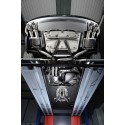 Audi S7 4,0TFSi V8 C7 Milltek Sport Cat-Back 4x 100 chrome GT utblås med aktiva avgasventiler - Non-Resonated (mindre-dämpad)
