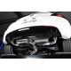 VW Scirocco 2,0TFSi R Milltek Sport 3" Cat-Back 2x ovala svarta utblås - Resonated (dämpad)