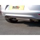 VW Scirocco 2,0TFSi GT Milltek Sport Cat-Back 2x 80 chrome GT utblås - Non-Resonated (mindre-dämpad)