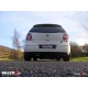 VW Polo 1,8T GTi Milltek Sport Cat-Back 2x 76,2 chrome JET utblås - Resonated (dämpad)