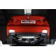 BMW 328i automat F30 Milltek Cat-Back 2x 90 chrome GT utblås (kräver 335i F30 diffuser) - Resonated (dämpad)