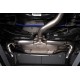 VW Golf GTi mk6 Milltek Sport 3" "RACE" Cat-Back 2x 100 chrome GT utblås - Non-Resonated (mindre-dämpad)