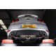 VW Golf GTi mk6 Milltek Sport 3" "RACE" Cat-Back 2x 100 chrome GT utblås - Non-Resonated (mindre-dämpad)