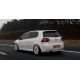 VW Golf GTi Edition 30 Milltek Sport 3" Cat-Back 2x 80 chrome GT utblås - Non-Resonated (mindre-dämpad)