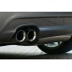 VW Golf GTi Edition 30 Milltek Sport 2,75" Cat-Back 2x 80 chrome GT utblås - Resonated (dämpad)
