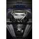 BMW 428i automat Milltek Sport Cat-Back 2x 76,2 chrome GT utblås med aktiva avgasventiler - Resonated (dämpad)