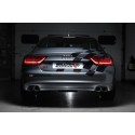 Audi S7 4,0TFSi V8 C7 Milltek Sport Cat-Back 4x 100 svarta GT utblås - Resonated (dämpad)