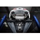 Audi S3 2,0TFSi Sedan 8V Milltek Sport 3" Cat-Back 4x 100 svarta GT utblås (med original avgasstyrning) - Non-Resonated (mindre-