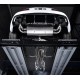 Audi RS3 2,5TFSi Sportback 8V Milltek Sport 3" Cat-Back 150 X 95 Svarta ovala utblås med avgasventiler - Non-Resonated (mindre-d