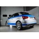 Audi A1 1,4TSi 185 Milltek Sport Cat-Back 2x GT80 Chrome utblås - Non-Resonated (mindre-dämpad)