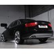 Audi A4 2,0TFSi S-line B8 Milltek Sport Cat-Back 4x 80 chrome GT utblås (kräver S4 diffuser) - Non-Resonated (mindre-dämpad)