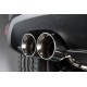 VW Polo 1,8TFSi GTi Milltek Sport Cat-Back 2x GT80 Chrome utblås - Non-Resonated (mindre-dämpad)
