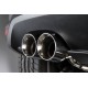 VW Polo 1,4TSi GTi Milltek Sport Cat-Back 2x GT80 Chrome utblås - Non-Resonated (mindre-dämpad)