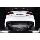 Audi RS3 2,5TFSi Sportback 8V Milltek Sport 3" Cat-Back 150 X 95 Svarta ovala utblås med avgasventiler - Resonated (dämpad)