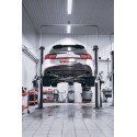 Audi RS6 4,0TFSi C7 Milltek Sport Turbo-Back avgassystem utan katalysator använder original avgasventiler - Non-Resonated (mindre-dämpad)