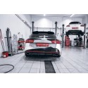 Audi RS6 4,0TFSi C7 Milltek Sport Turbo-Back avgassystem utan katalysator använder original avgasventiler - Resonated (dämpad)