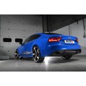 Audi RS7 4,0TFSi 4G Milltek Sport Turbo-Back avgassystem utan katalysator använder original avgasventiler - Resonated (dämpad)