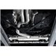 Audi TTRS 2,5TFSi 8S Milltek Sport 80mm Cat-Back 2x 170x107 Svarta Ovala utblås med avgasventiler - Non-Resonated (mindre-dämpad