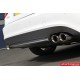 Audi A5 2,0TFSi S-line B8 Milltek Sport Cat-Back 4x 80 chrome GT utblås (kräver S5 diffuser)