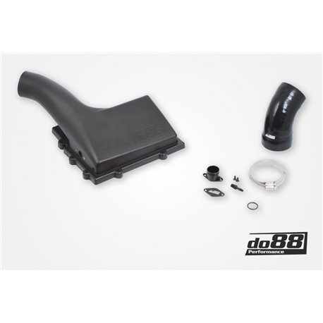 VAG MQB 2,0TFSi EA888 DO88 insugs kit med svart slang för DO88 turbo inlopp (utan sportluftfilter)
