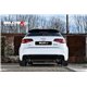 Audi RS3 2,5TFSi Sportback 8V Facelift Milltek Sport 3" Cat-Back 2x 170x107 Svarta Ovala utblås med avgasventiler - Non-Resonate