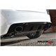 Audi RS3 2,5TFSi Sportback 8V Facelift Milltek Sport 3" Cat-Back 2x 170x107 Svarta Ovala utblås med avgasventiler - Non-Resonate