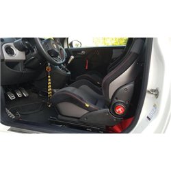 Abarth 500/595/695 1,4Turbo TMC Motorsport Sabelt stols sänkning ca 30mm förarstol