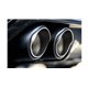 BMW M8 4,4T V8 F91 / F92 Competition F91 Akrapovic Slip-On System i Titan med kolfiber utblås (för bilar med och utan partikelfi