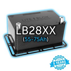 LITE↯BLOX LB28XX GEN4 Batteri för racing och motorsport (8-12 cyl motorer)