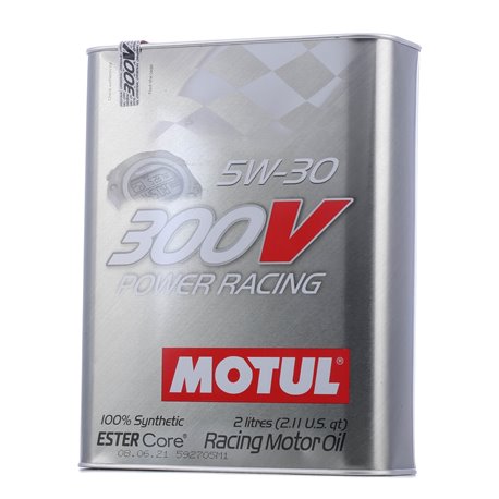 Motul 300V Power Racing 5w30 2liter performance motorolja