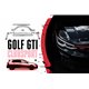 VW Golf 2,0TFSi GTi mk8 Milltek Sport 3,15" (80mm) OPF-Back 2x 115 JET kolfiber utblås - Non-Resonated (mindre-dämpad)