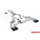 BMW X3 M 3,0T S58 F97 LCI Milltek Sport 3,15" (80mm) OPF-Back 4x 115 GT svarta utblås (med OEM avgasventiler ) - Resonated (dämp